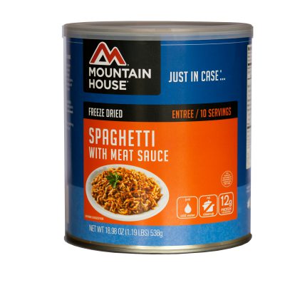 MOUNTAIN HOUSE SPAGHETTI WITH MEAT SAUCE #10 CAN
