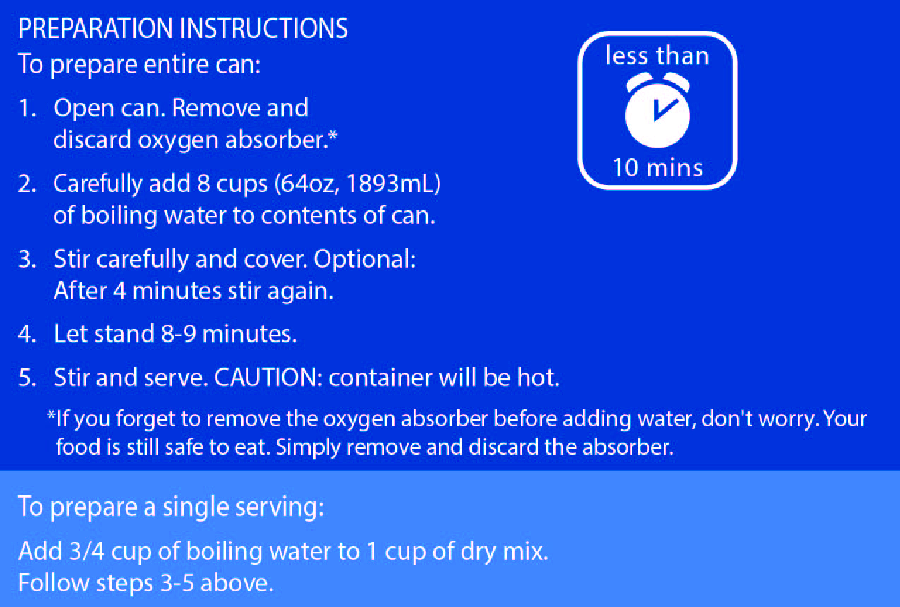 MOUNTAIN HOUSE BEEF STEW #10 CAN - Image 2