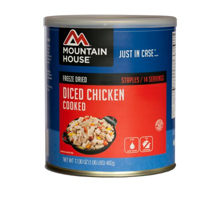 MOUNTAIN HOUSE COOKED DICED CHICKEN #10 CAN