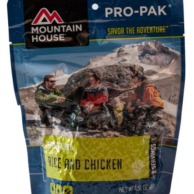 MOUNTAIN HOUSE RICE AND CHICKEN PRO-PAK®