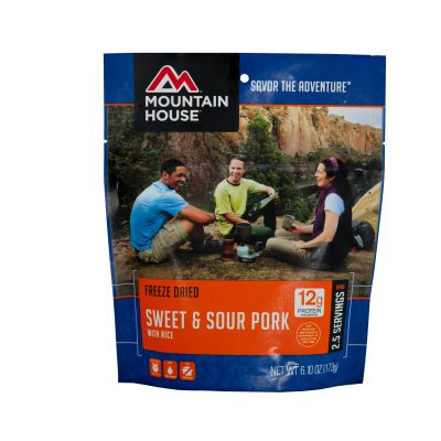 MOUNTAIN HOUSE SWEET AND SOUR PORK WITH RICE